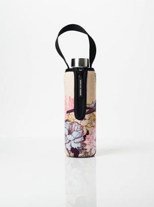Image Title GLASS IS GREENER + CARRY COVER - 570 ML - BIRD PRINT